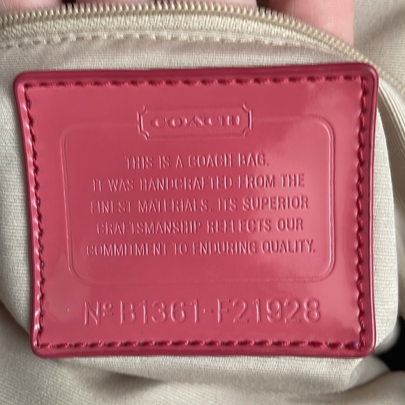 COACH 21928 SIGNATURE STRIPE BACKPACK W/ 2 tags - Picture 12 of 12